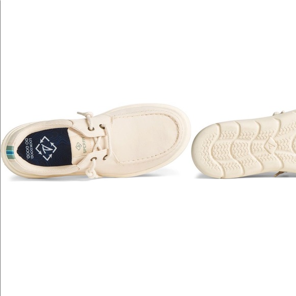 Sperry Top-Sider beige boat shoes sz 6 - Picture 3 of 5